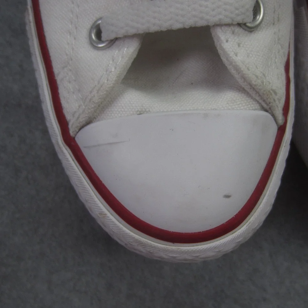 Converse All Star Shoes Youth 5.5 White Chuck Taylor‎ Low Top Canvas Sneakers